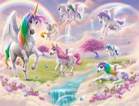 Walltastic magical unicorn wall mural